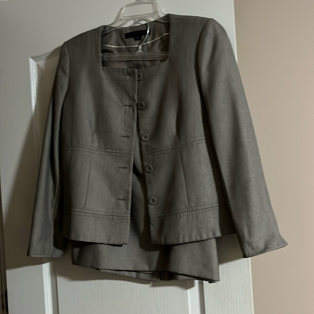 Grey 2 pc suit perfect for the officer